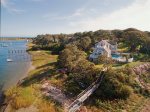 Stately home on exclusive Stage Island with private dock